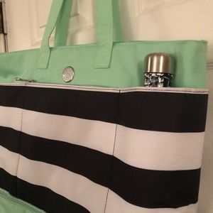 ☀️Joy Mangano Beach Tote Bag w/built in cooler 💦